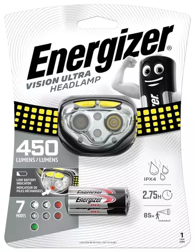 Latarka Energizer czołowa Vision Ultra 450 lumenów 1