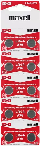 Bateria Maxell LR44 A76 - blister 10 szt. Nowe Opakowanie 1