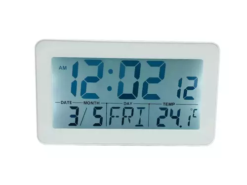 Budzik LCD Perfect JB-8203 Biały 1