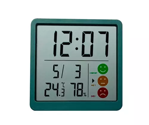 Budzik LCD Perfect JB-8211 z Magnesem Zielony 1
