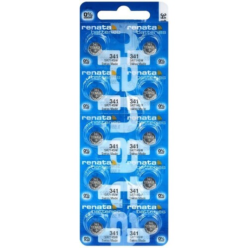 Bateria srebrowa Renata SR714SW / 341/ - blister 10 szt. 1