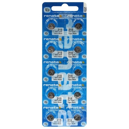 Bateria srebrowa Renata SR716SW / 315 - blister 10 szt. 1