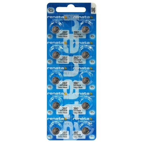 Bateria srebrowa Renata SR726SW / 397 - blister 10 szt. 1