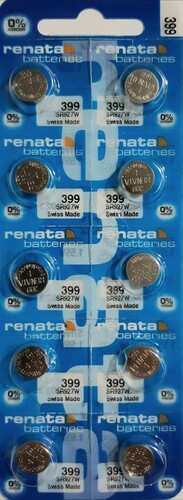 Bateria srebrowa Renata SR927W / 399 - blister 10 szt. 1