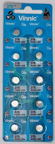 Bateria Srebrowa Vinnic SR626W 376 - Blister 10 szt. 1
