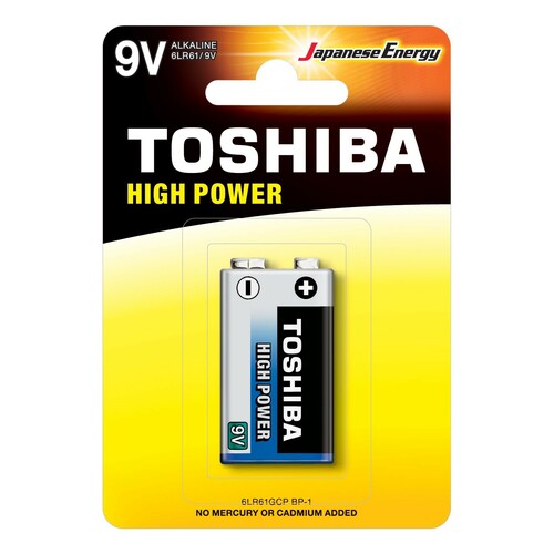 Bateria Toshiba 9V alakliczna High Power B1 K12/P240 1