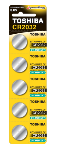 Bateria Toshiba CR2032 - blister 5szt 1