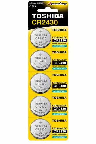 Bateria Toshiba CR2430 - blister 5szt 1