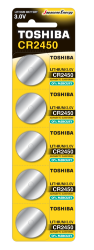Bateria Toshiba CR2450 - blister 5szt 1