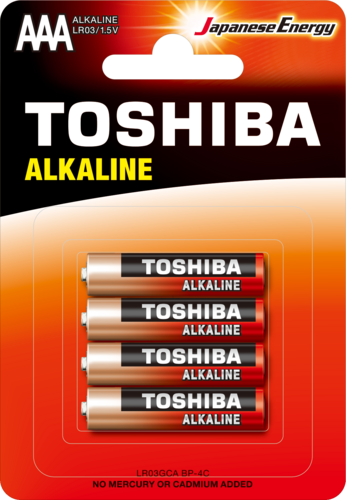 Bateria Toshiba LR3 B4 red alkaline blister 1