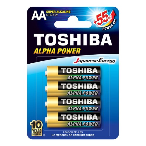 Bateria Toshiba LR6 B4 alpha power 1