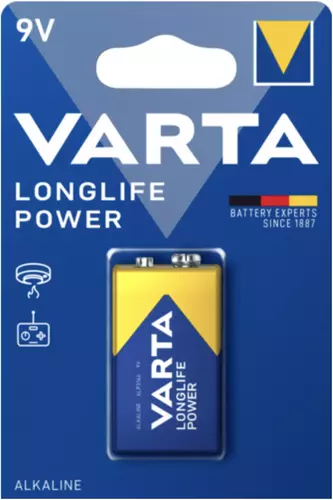Bateria Varta 9V 6LR61 longlife Power Blister 1szt. 1
