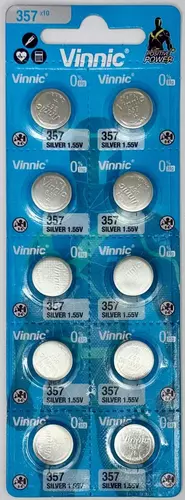 Bateria Vinnic SR 44  /357/ - pudełko 10szt 1
