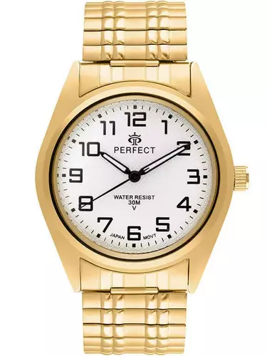PERFECT GUMKA MĘSKA GOLD X018-11 tarcza jasna 1