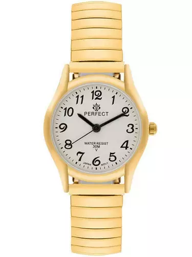 PERFECT GUMKA Damska GOLD X135-05 tarcza srebrna 1