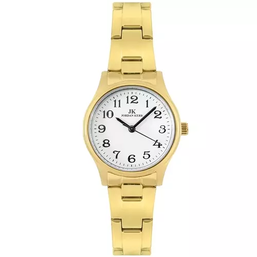 Zegarek Jordan Kerr C4009 stalowy bransoleta GOLD 1