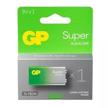 Bateria GP 9V 6LR61 Super alkaline - Blister 1szt 1
