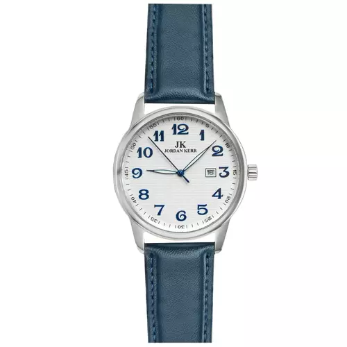 Zegarek Jordan Kerr C4008 stalowy pasek granatowy 1