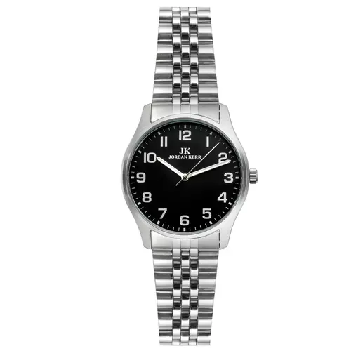Zegarek Jordan Kerr C4021 stalowy TARCZA BLACK 1