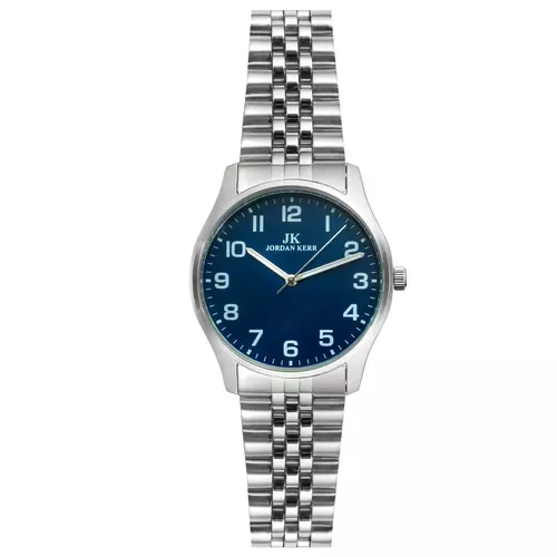 Zegarek Jordan Kerr C4021 stalowy TARCZA BLUE 1