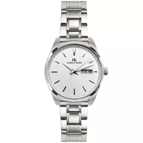 Zegarek JORDAN KERR C4020 stalowy TARCZA SILVER 1