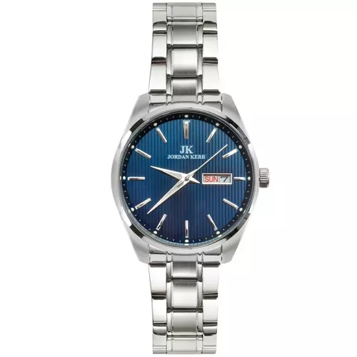Zegarek Jordan Kerr C4020 stalowy TARCZA BLUE 1