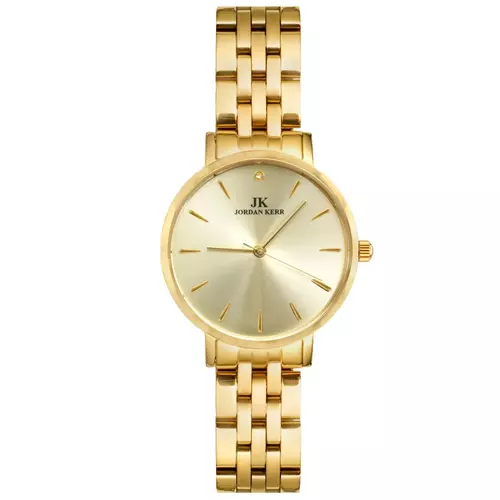 Zegarek Jordan Kerr C4019 stalowy GOLD 1
