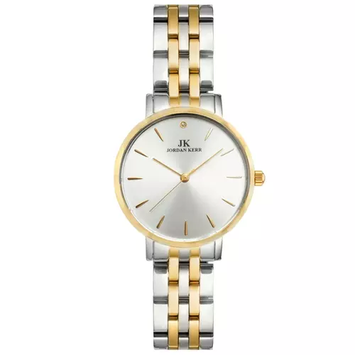 Zegarek Jordan Kerr C4019 stalowy bicolor 1
