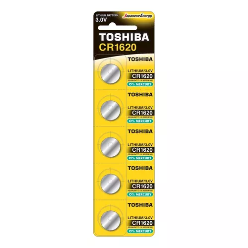 Bateria Toshiba CR 1620 - Blister 5 szt. 1
