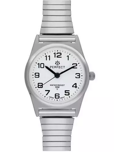 Zegarek PERFECT gumka damska silver XD164-01 1