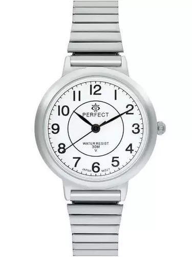 Zegarek PERFECT gumka damska silver XD283-06 1