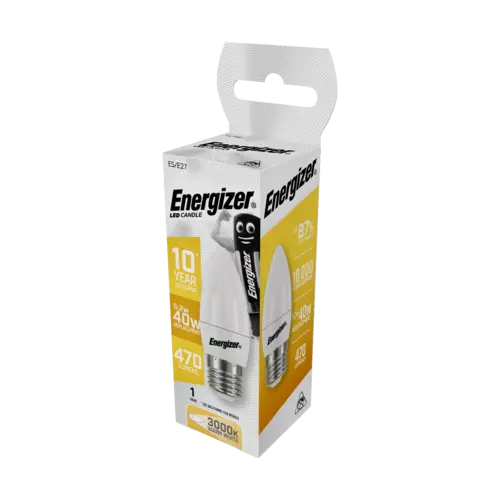 Żarówka LED Energizer CANDLE E27 470LM 5.2W/40W ciepła 1