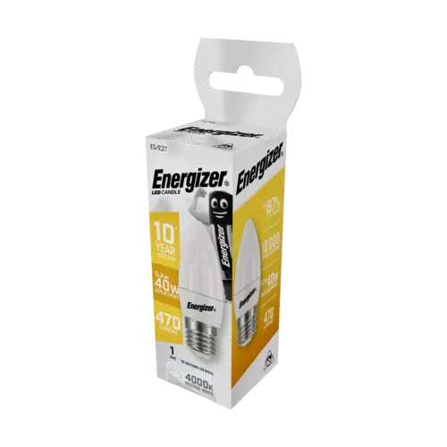 Żarówka LED Energizer CANDLE E27 470LM 5.2W/40W neutral 1