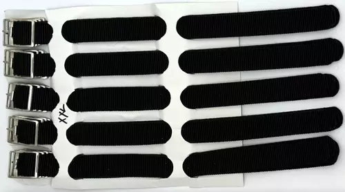 Paski Perlon XXL czarny pak. po 20szt 18mm 1