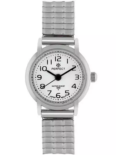 Zegarek PERFECT gumka damska silver X197-01 1