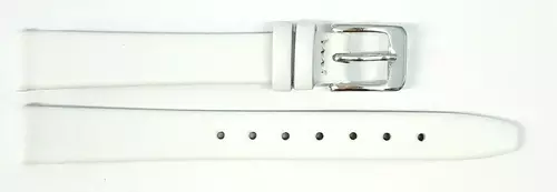 Pasek Chermond A132 Biały Klamra Srebrna 16mm 1
