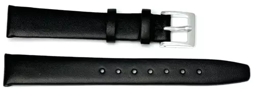 Pasek Chermond A132 Czarny Klamra Srebrna 18mm 1