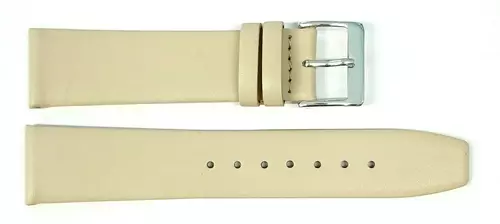Pasek Chermond A132 Beżowy Klamra Srebrna 20mm 1