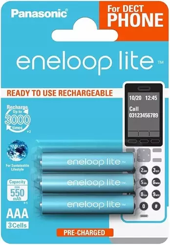 Akumulator Panasonic ENELOOP HR 3 550 mAh - blister 3 szt SOLAR PHONE 1