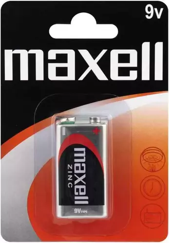 Bateria Maxell 9V 6F22 - blister 1 1